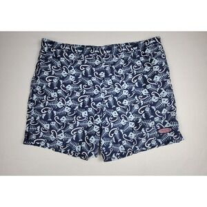 Vineyard Vines Mesh LIned Men's Swim Trunks‎ Sz 46x7 Fish Print Drawstring